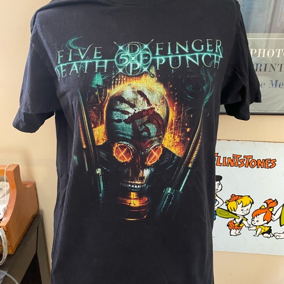Five Finger Death Punch T-shirt - no brand, no size (S) - Picture 3 of 4